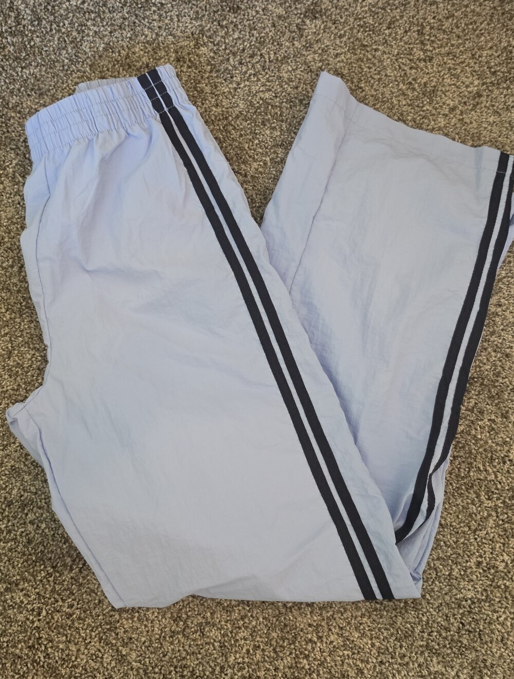 No Boundaries Womans Track Striped Athletic Pants